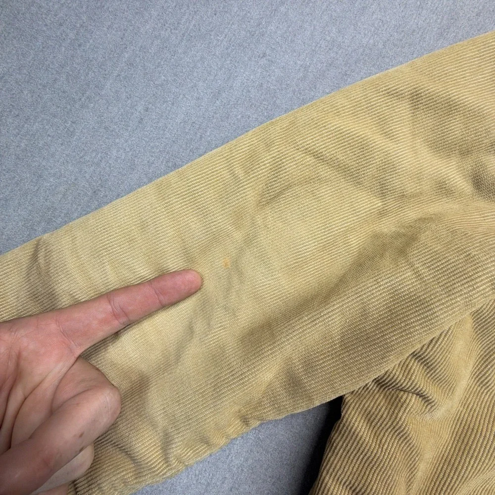Levi's Sherpa Lined Corduroy‎ Tan Trucker Jacket Mens M Beige Levi Strauss Coat